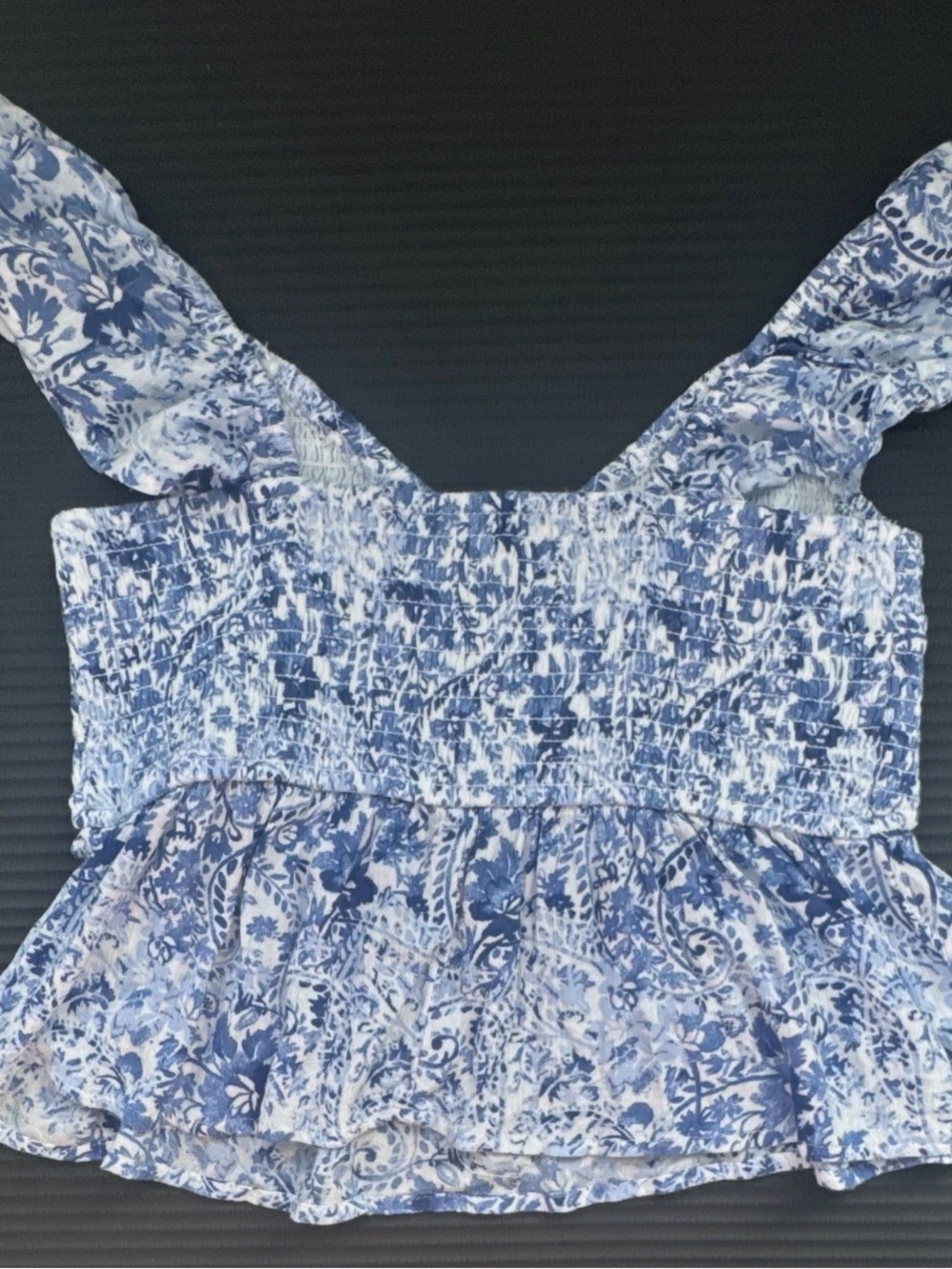 Abercrombie ruffle baby doll top